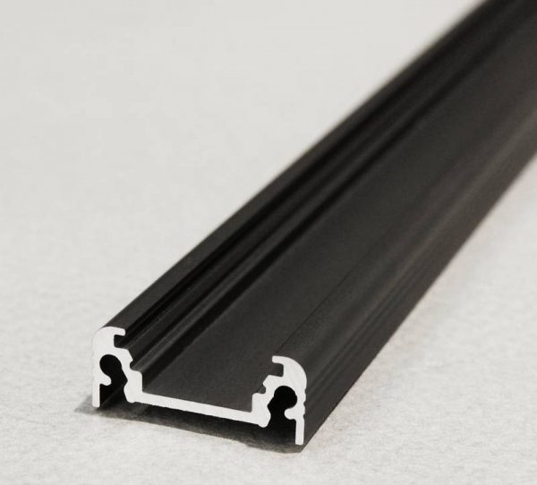 TM-profil LED Surface alu čierny 2000mm
